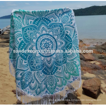 Large Round Beach Towel